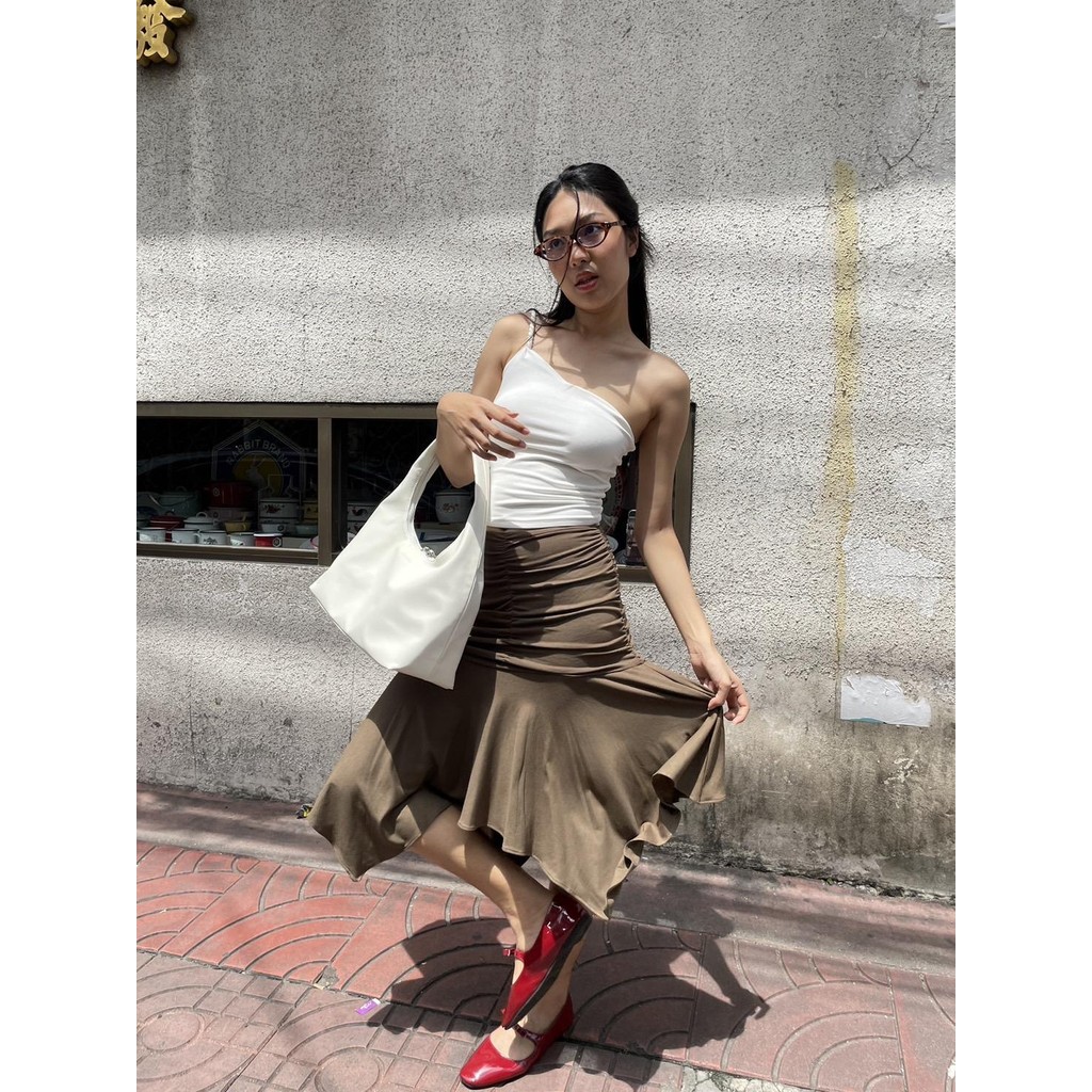 (The July Mansion) Large Jersey Handbags กระเป๋าถือ