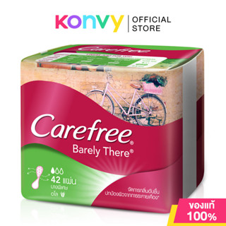 Carefree แผ่นอนามัย Barely There Aloe 42pcs แคร์ฟรี แบร์ลี่ …