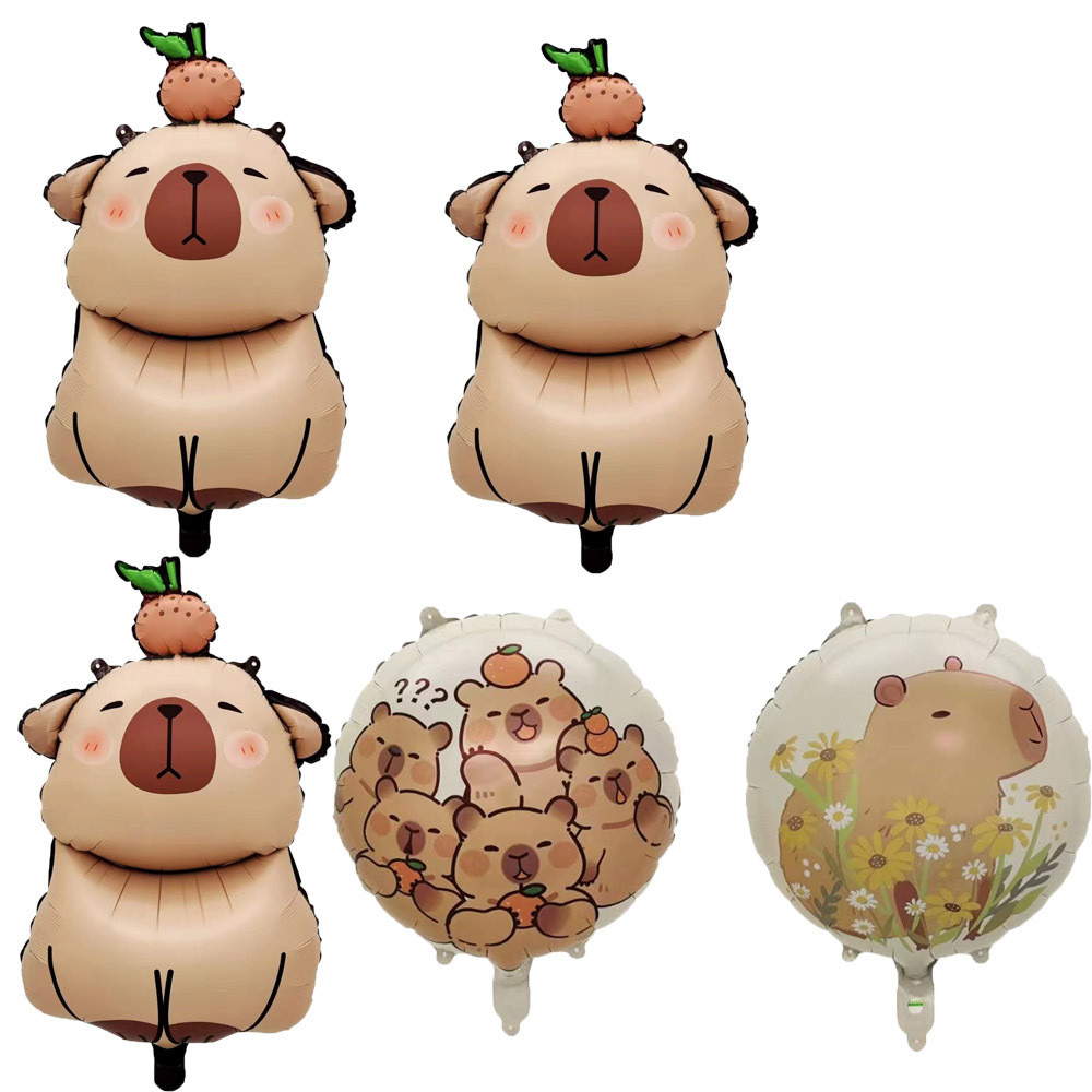 สินค้าใหม่ Kapipala บอลลูนอลูมิเนียมฟอยล์สัตว์การ์ตูนน่ารัก Kapipala บอลลูนตกแต่งงานปาร์ตี้ตกแต่งลูกโป่งตกแต่งวันเกิดตกแต่งงานปาร์ตี้บอลลูนวันเกิดปาร์ตี้บอลลูน
