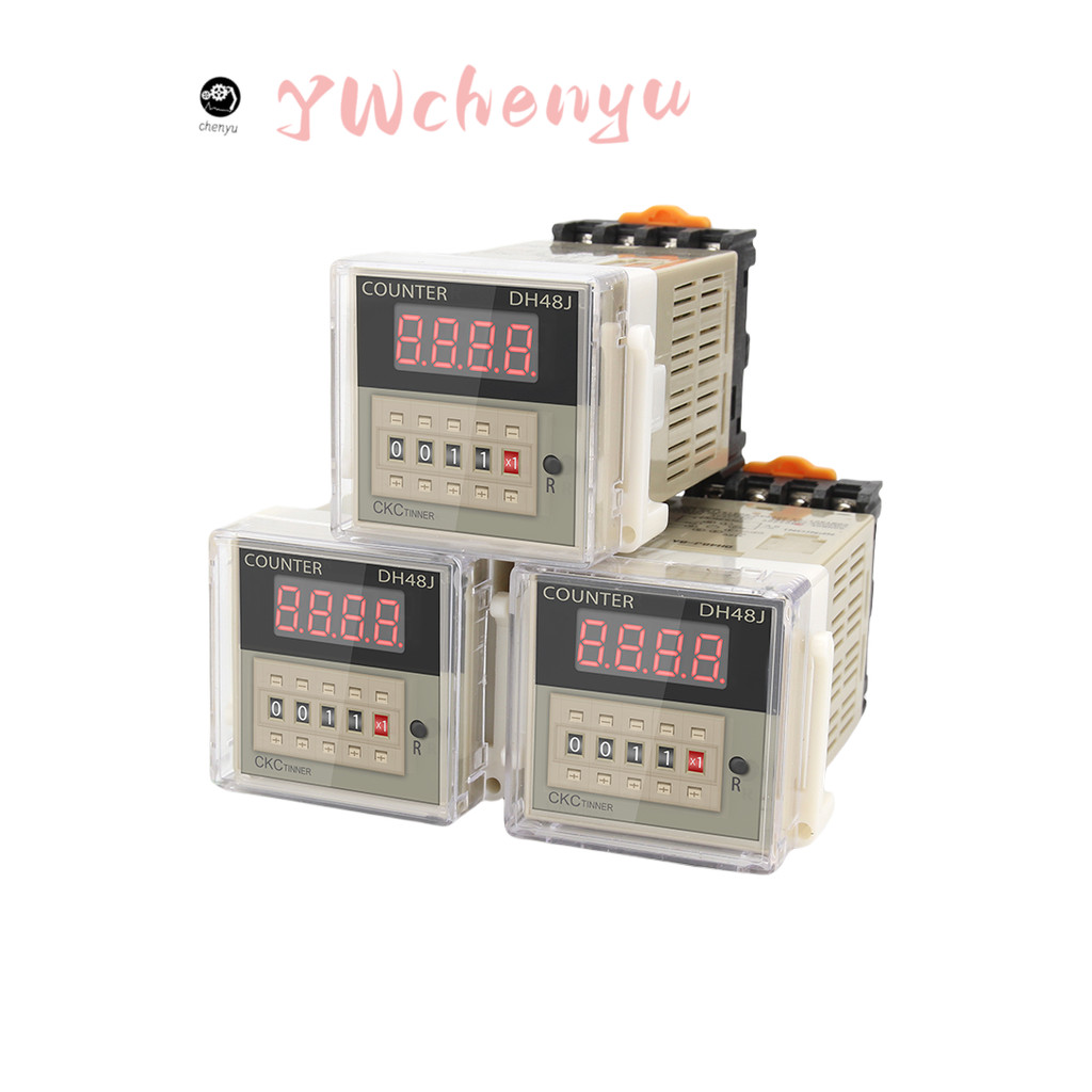 OMRON type เครื่องนับจอแสดงผลดิจิตอลความแม่นยำสูง  DH48J-8  DH48J-11A   DH48J-8A