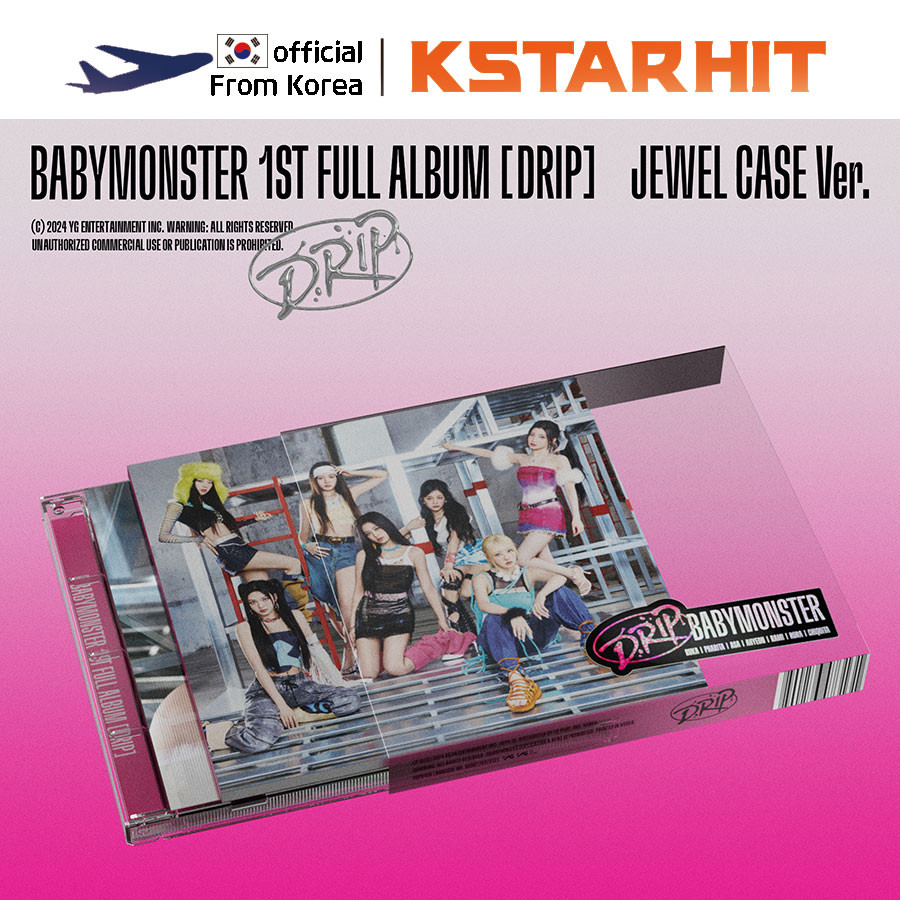 (JEWEL CASE) BABYMONSTER - DRIP (1st FULL ALBUM)