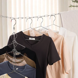 CDiscount 1m/2m/3m/4m โซ่แขวนผ้า ห่วงแขวน โซ่แขวนผ้าโชว์ สแตนเลส