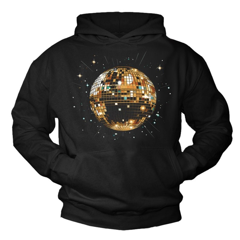 Retro Hoodie Men's Vintage Disco Sweatshirt Pullover Hood 80s 90s Outfit Hoodie Sweater Sweatshirt b