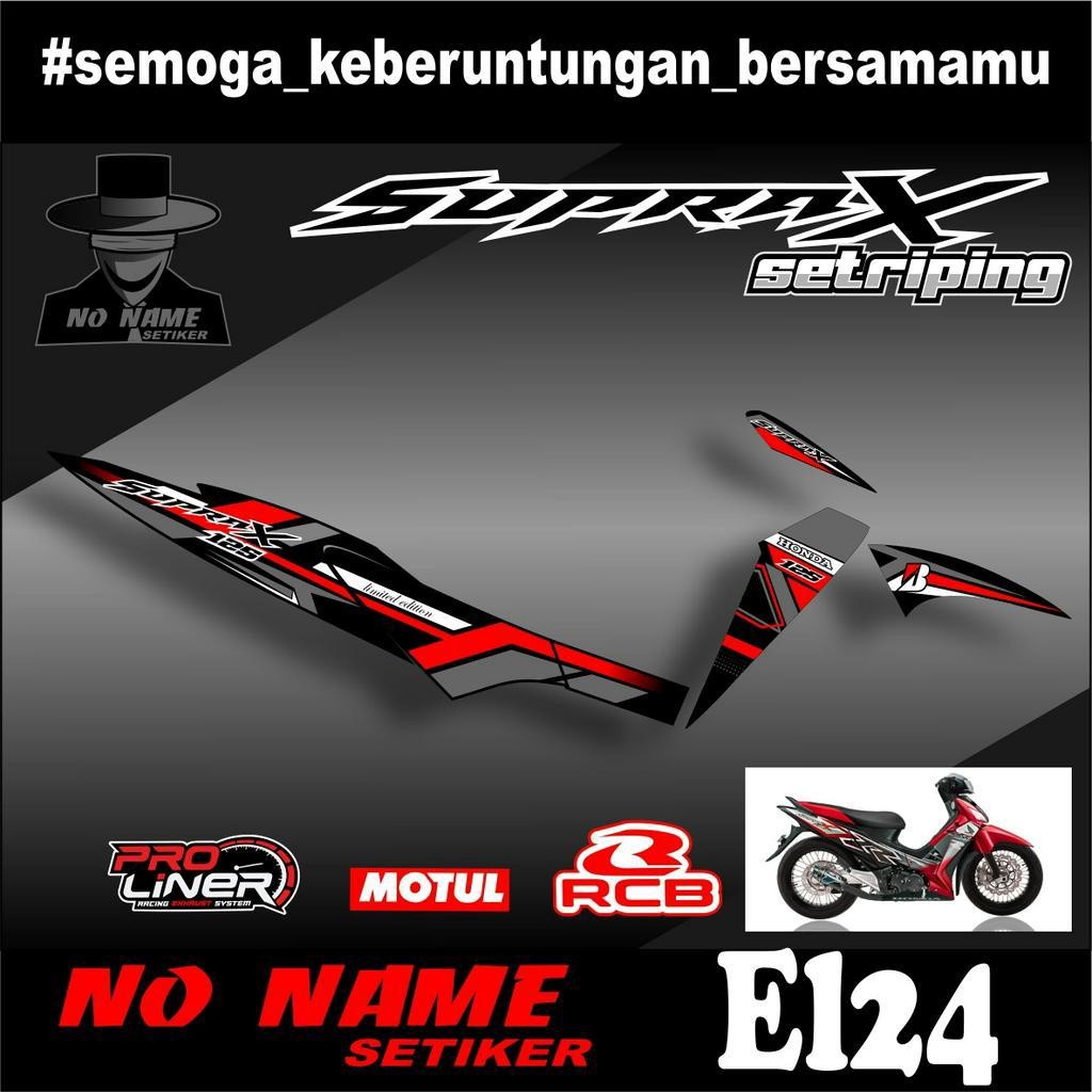 Supra X 125r (el24) Variation Striping List - Supra Motorcycle Striping List