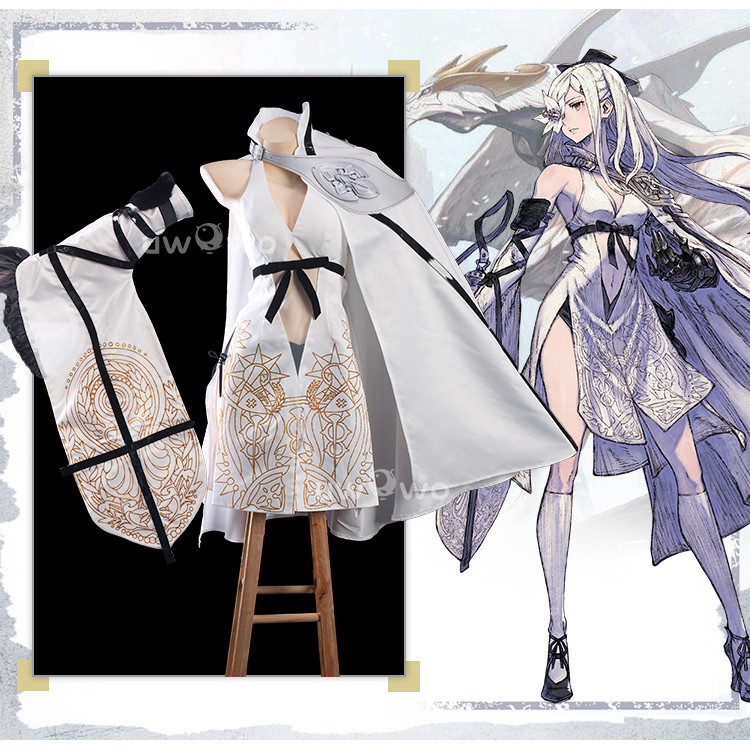 Uwo NieR Reincarnation x Drakengard3 Zero Progenitor ชุดคอสเพลย์น้องสาว