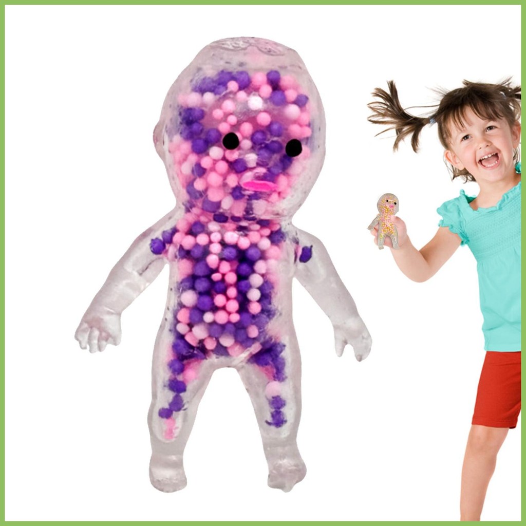 ความเครียด Ball Fidget ของเล่นความเครียดบรรเทาบีบ Ball Soft Squish ยืด Ball Sensory Squeeze Ball ของเล่นความเครียด qiazhilth