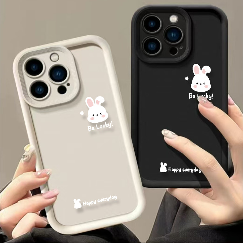 Poppa ส่งจากไทย เคสโทรศัพท์มือถือนิ่ม เคสไอโฟน กันกระแทก สําหรับ IPHONE 11 13 plus XR 12 7P X/XS 14 15PROMAX กระต่าย