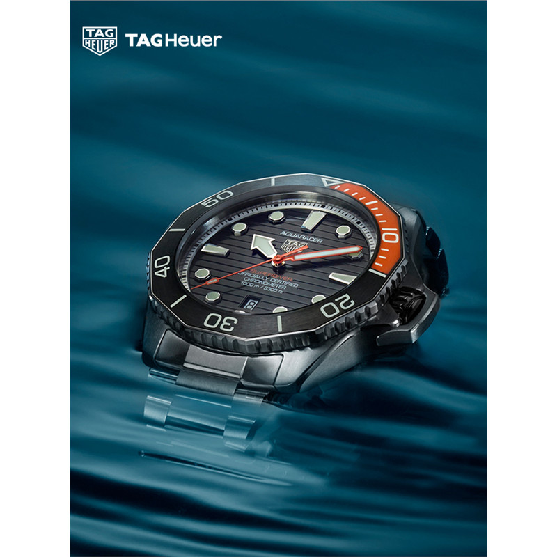 Tag _ HeuerTAG _ Heuer สินค้าแท้อย่างเป็นทางการกีฬา Diving Series กันน้ํา 1000 เมตรไทเทเนียมนาฬิกาผู