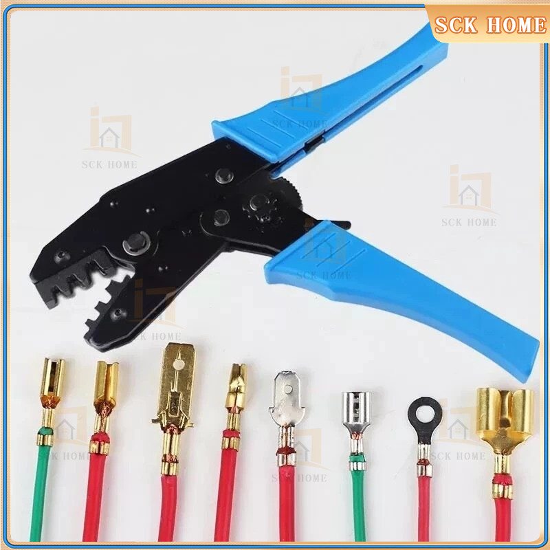 คีมย้ำหางปลา  คีมย้ำ MC4 Crimping Tool ข้อต่อสายโซล่าเซลล์ ขนาด 2.5/ 4/ 6 ย้ำสายออกมาสวย