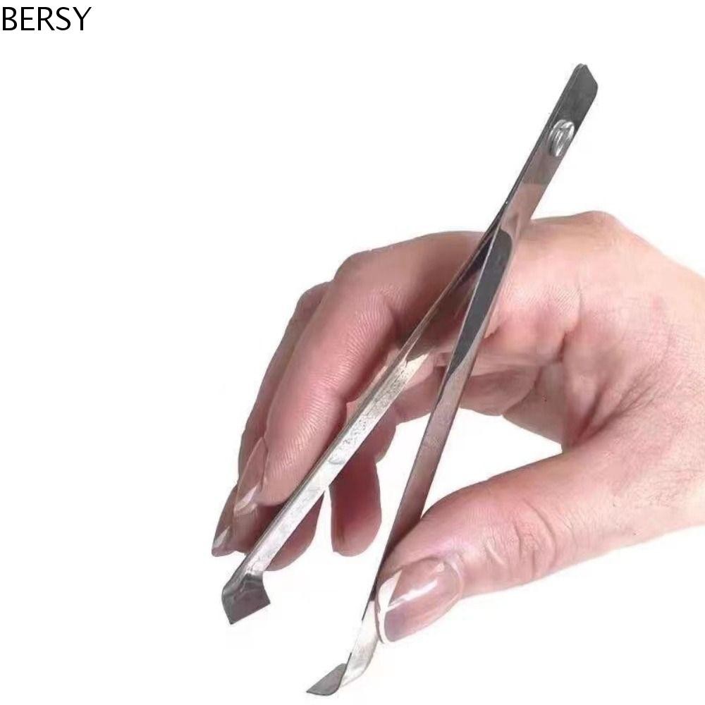 Besy เครื่องปอกกระเทียม, แหนบแบบใช้มือสแตนเลสที่ทนทาน, อุปกรณ์ทําอาหารอเนกประสงค์มัลติฟังก์ชั่ถอนขนคลิปบ้าน