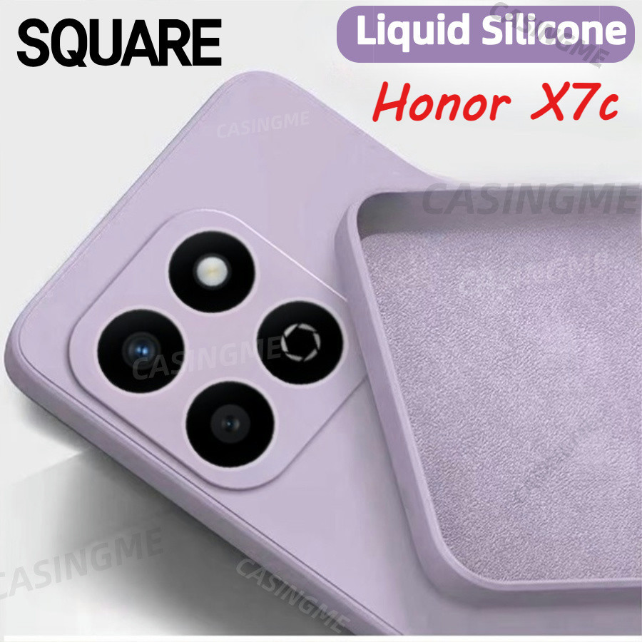 Honor X7C Square Liquid Casing สําหรับ Honor X7C Honor X7C X 7c X7 c 4G 5G 2024 กันกระแทกนุ่มปกหลังป