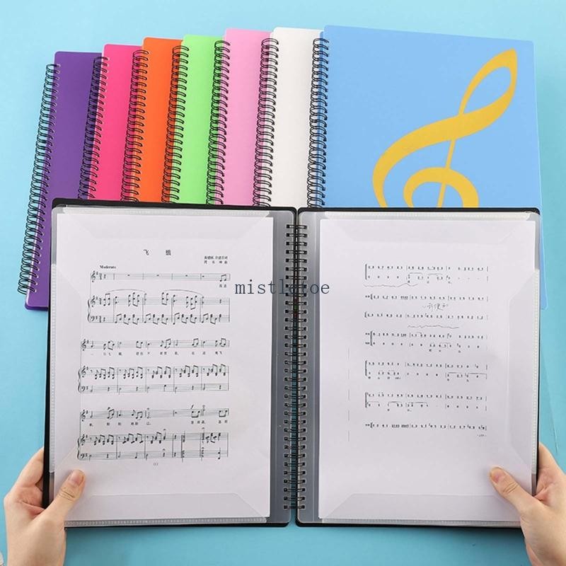 Mis Sheet Music Folders แฟ้มโฟลเดอร์ A4 กันน้ํา อุปกรณ์สํานักงานสําหรับนักดนตรี Band