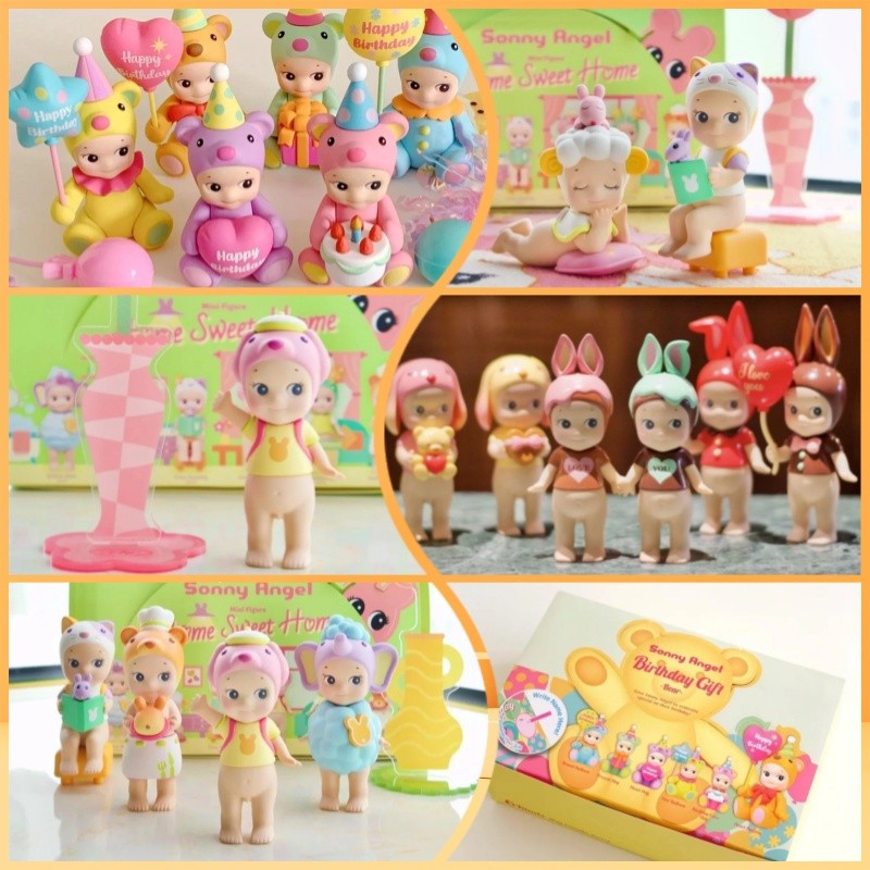 น่ารักวันเกิดลูกอมตุ๊กตาชุดของขวัญดอกไม้ Sony Angel Hippie Collection ของเล่นเด็กสำหรับตกแต่งโต๊ะมีห
