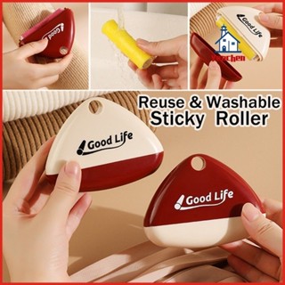 Reuse & ล้างทําความสะอาดได้ Sticky Roller ที่ถอดออกได้ฝุ่นผม…