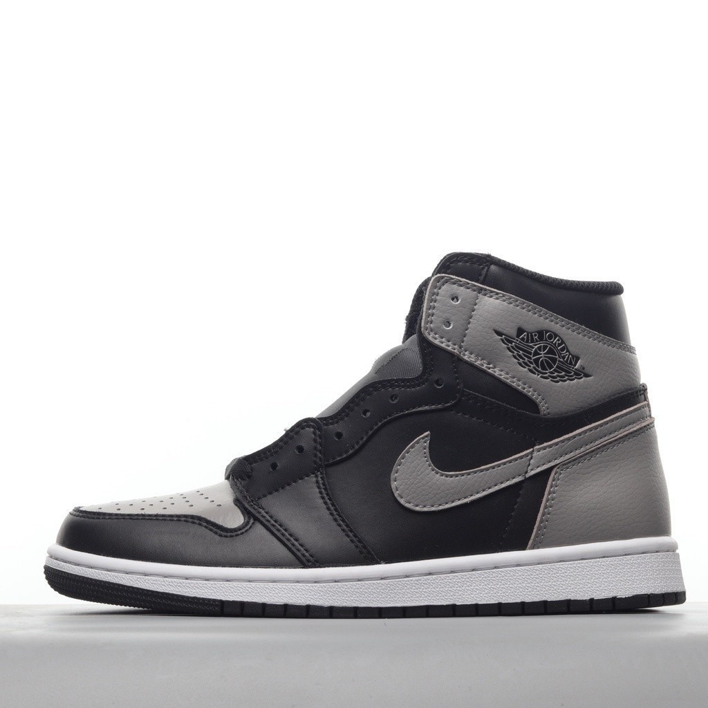 รองเท้า Jordan 1 retro high Shadow (2018) รองเท้าบาสเก็ตบอลรองเท้าผู้ชายรองเท้าผู้หญิง PLS4