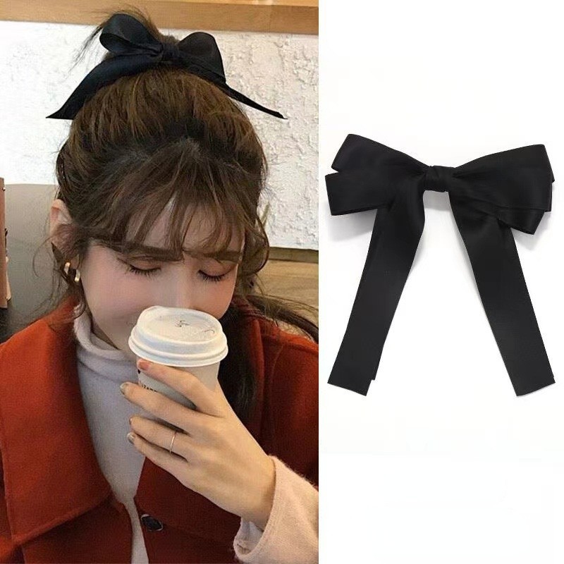 S1-C21 กิ๊บติดผมริบบิ้น โบว์ เครื่องประดับผมแฟชั่น   พร้อมส่ง