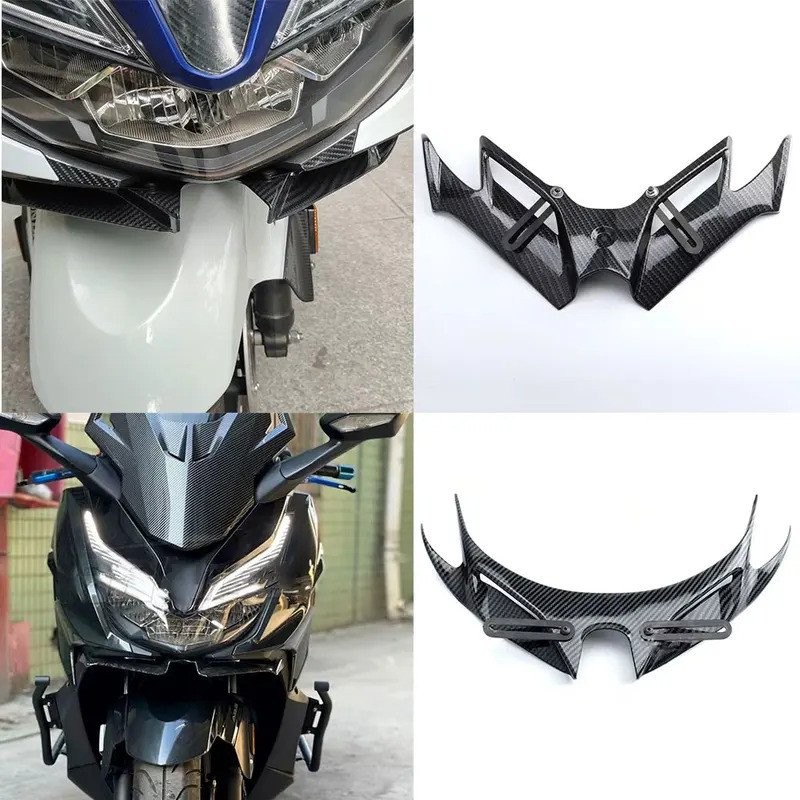 For Honda Forza 350 2021 2022 2023 2024 NSS350 125 Motorcycle Front Fairing Winglets Aerodynamic Wing Side Wings Spoiler Fairing
