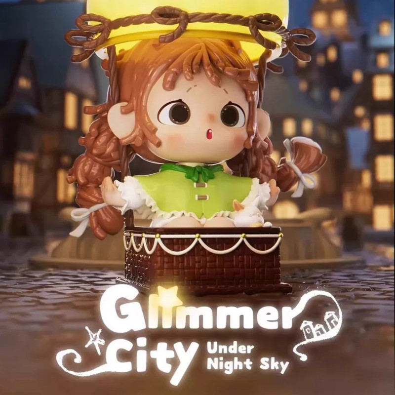 [ของแท้ 100%] Heyone FurFur V3 FurFur Glimmer City Under Night Sky Series Action Figurines Blind Box Art ของเล่นรูป