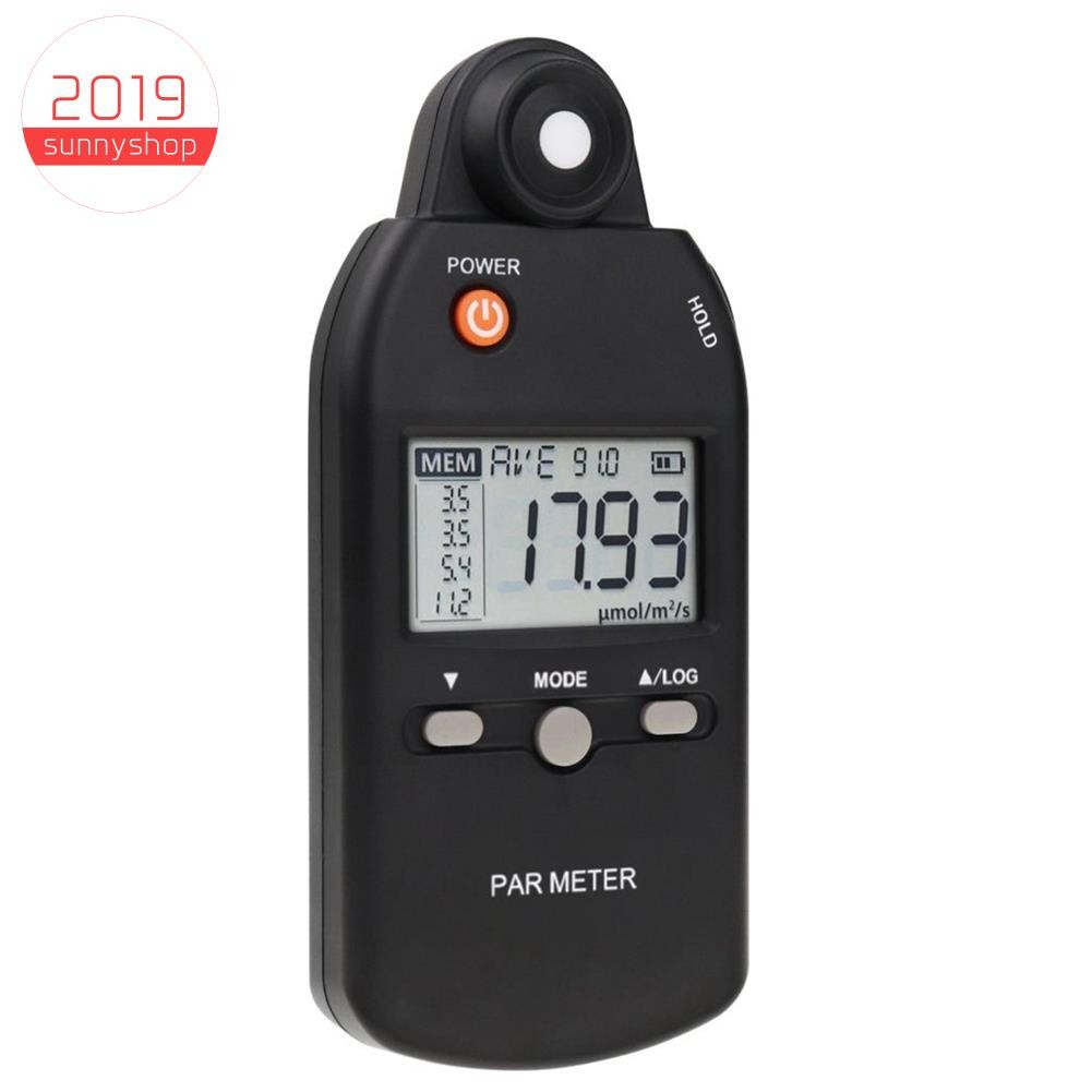 [sunnyshop2019]PAR Meter Illuminance Meter PPFD Quantum Sensor ฟังก์ชั่นบันทึกแบบเต็มสเปกตรัมเครื่อง