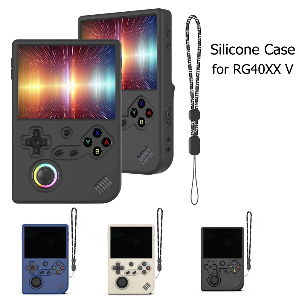 สําหรับ Anbernic RG40XXV เกมคอนโซลซิลิโคนนุ่มกันกระแทกฝาครอบป้องกันสําหรับ Anbernic RG 40XXV คอนโซลอ