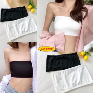 L.A Shop★สไตล์ใหม่★พร้อมส่ง เสื้อเกาะอก ผ้านิ่มใส่สบายมากค่ะ…