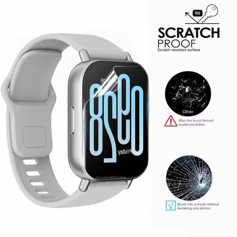 1-5PCS Hydrogel Film For Redmi Watch 3 5 Active / 3 5 Lite  ฟิล์มป้องกันหน้าจอกันน้ำ For Redmi Watch 5/4/3 Soft Film - รูปที่ 5