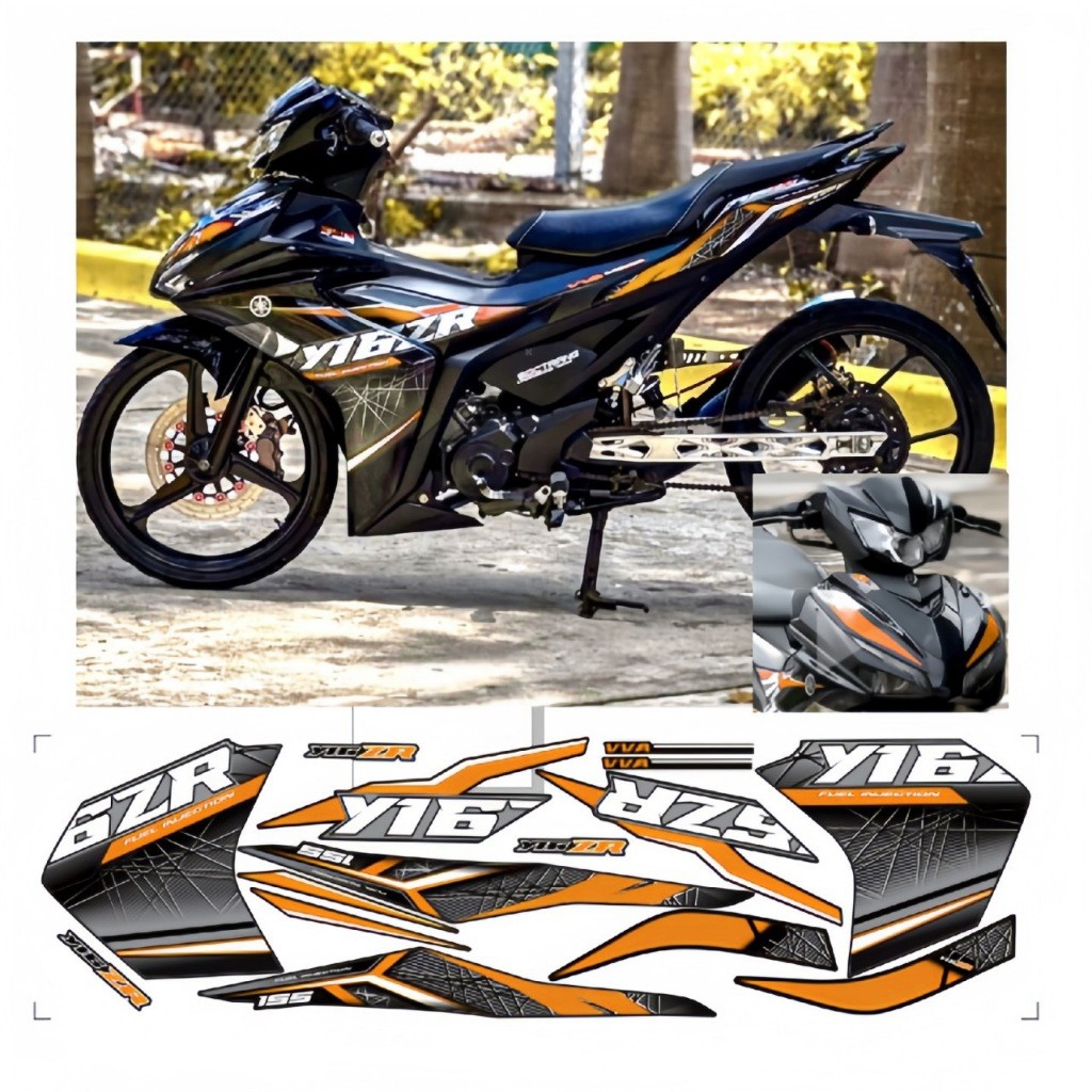 [ VIP ] สติ๊กเกอร์ REMOVABLE PREMIUM EXCITER 155, MATIER PRINTED MATERIAL, กันน้ํา PPF, ไม่มี FADE, 
