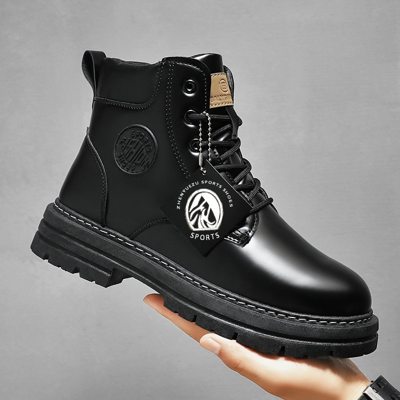 [คุณภาพสูง 100%] คุณภาพสูงMen Desert Tactical Military Boots Working Safty Army Combat Boots Militar