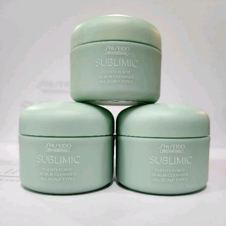 Shiseido Sublimic Fuente Forte Scrub Cleanser 60/250g ทำความสะอาดเส้นผมและหนังศรีษะ ขจัดความมัน และส