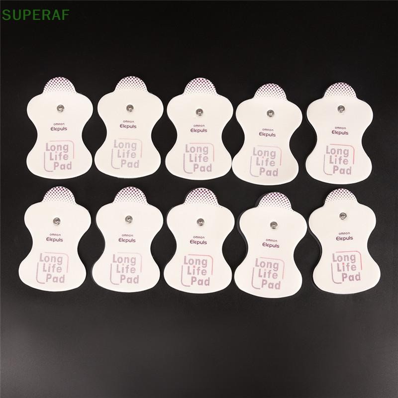 Superaf 10 ชิ้นแผ่นเปลี่ยนอิเล็กโทรดสําหรับเครื่องนวด Omron Elepuls Long Life Pad
 ร้อน