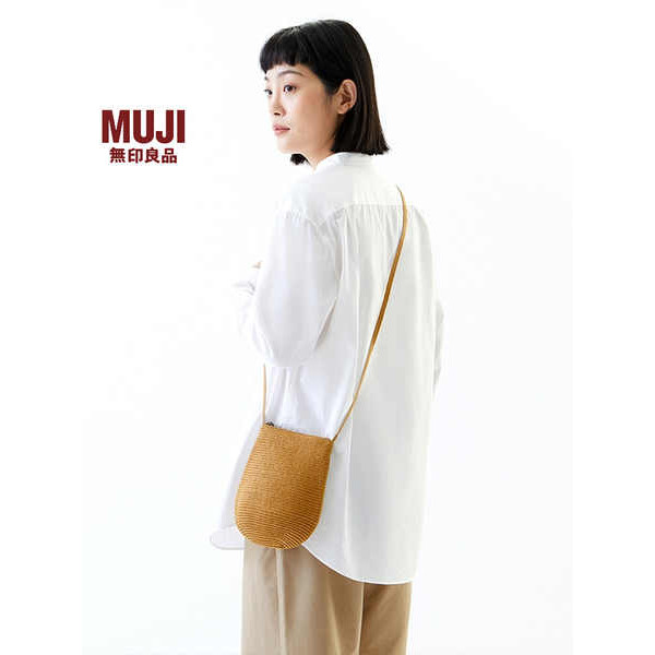 MUJI กระเป๋าสะพายข้างกระดาษกระเป๋าหญิง