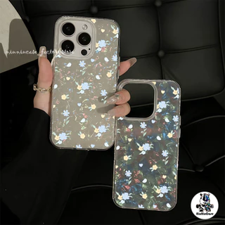 สําหรับ เคสไอโฟน13 เคสโทรศัพท์ ดอกไม้ขนาดเล็ก For iPhone 11 12 13 14 16 15 Pro Max X 7P 8P XS Max XR SE เคส เคสไอโฟนสวยๆ