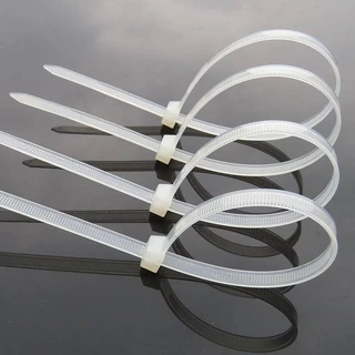 KOALA ส่งฟรีถูกชัวร์ถูกๆดีลเด็ดเคเบิ้ลไทร์ 100เส้น CableTie 4/6/8/10/12นิ้ว สายรัดไนล่อน หนวดกุ้ง สายเคเบิ้ลไทร์