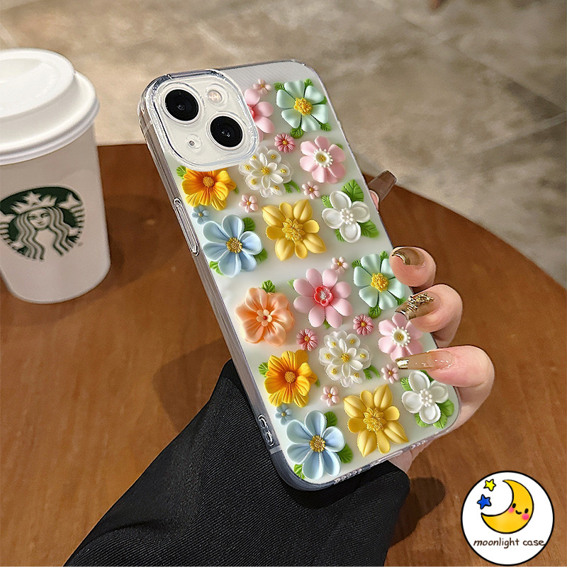GOOD เคสคุณภาพสูง ดอกไม้สีสันสวยงาม สําหรับ Samsung A05s A15 A25 A51 A53 A11 A12 A13 A14 A21s ราคา ถูกที่สุด ดีลบีเคเค แกลเลอรีภาพที่ 4
