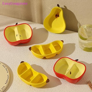 Eas Creative Porcelain จานสไตล์เกาหลีน่ารักผลไม้รูปร่างเซราม…