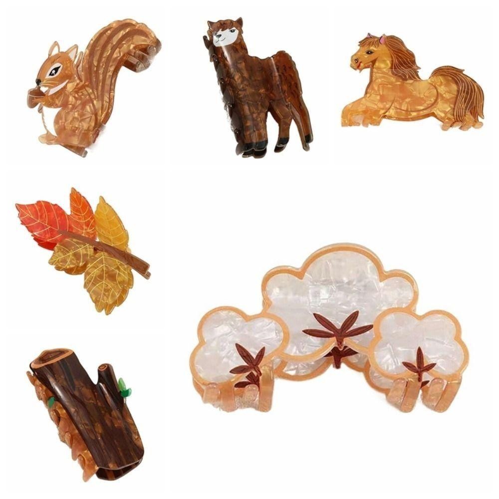 FREEWOODIE คลิปฉลาม, อะคริลิคกรงเล็บผมขนาดใหญ่, การ์ตูนสัตว์ Headwear ทุกวัน - รูปที่ 2