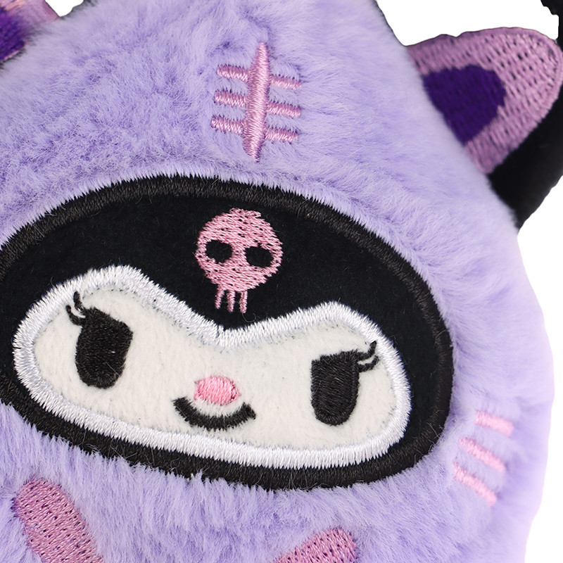 Sanrio Fish พวงกุญแจตุ๊กตาการ์ตูน Sanrio Plush Cinnamoroll Kuromi Cinnamoroll Pompompurin พวงกุญแจการ์ตูนอะนิเมะ - รูปที่ 4