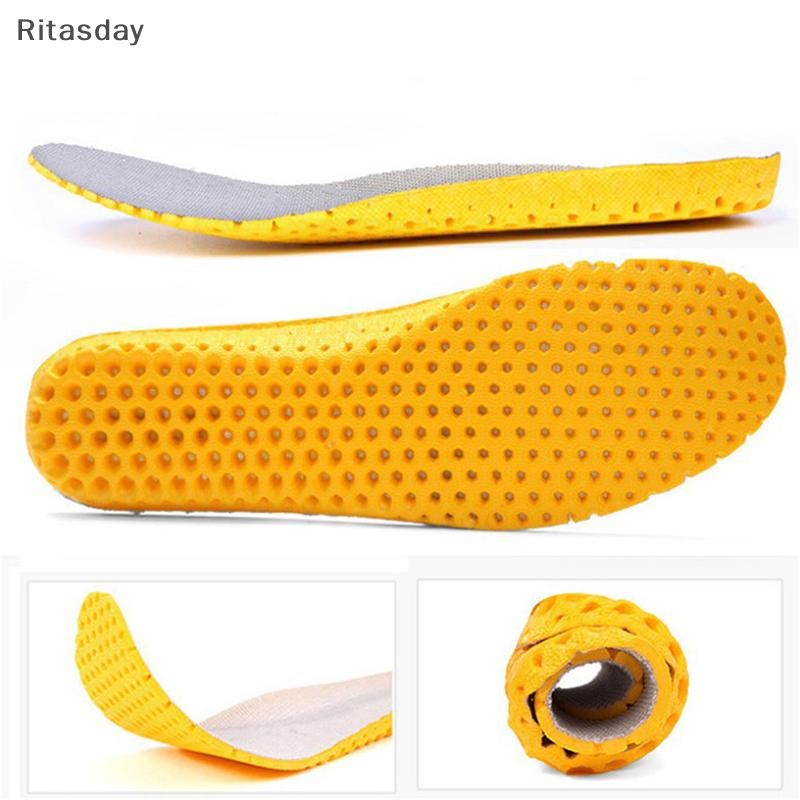 Ritasday 2PCS Insoles Orthopedic Memory Foam Sport Support ใส่ผู้หญิงผู้ชายรองเท้าฟุตใหม่
