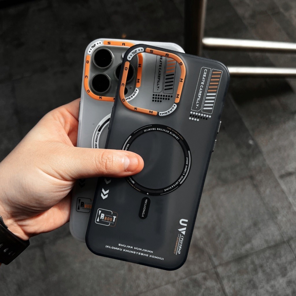 คุณภาพสูงอินเทรนด์ Matte Strong Magnetic ชาร์จเคสโทรศัพท์สําหรับ iPhone 17 PRO MAX 11 12 13 14 15 Pro Max Air 16 Plus คลุมทั้งหมดกันกระแทก Hard Case