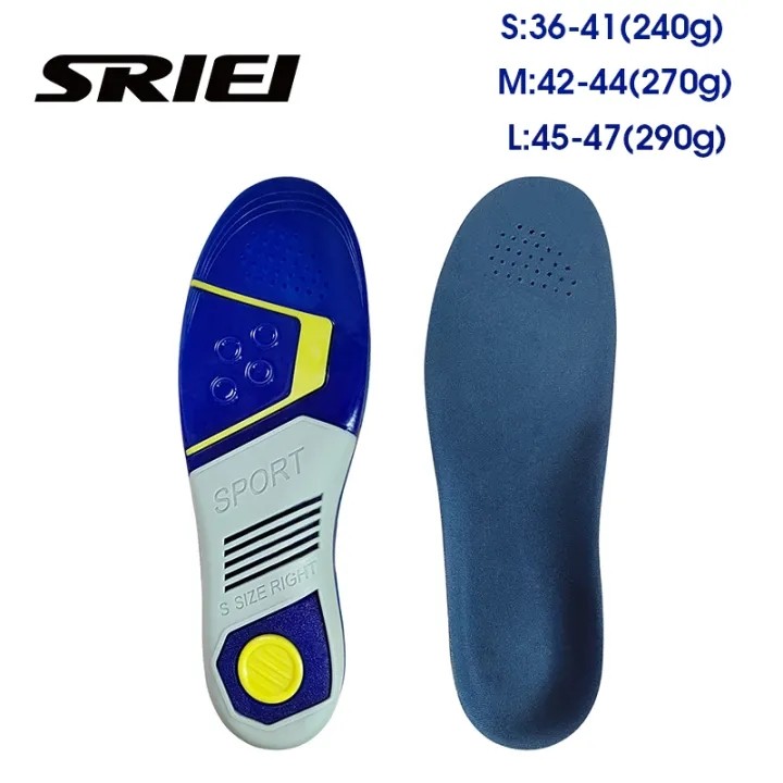 SRIEI Arch Support Insoles รองเท้าแทรก Plantar Fasciitis Insoles สําหรับผู้หญิงผู้ชาย- ให้การดูดซับแรงกระแทกและกันกระแทก - พื้นรองเท้าที่สะดวกสบายสําหรับเท้าแบน, ปวดเท้า, ปวดส้นเท้า