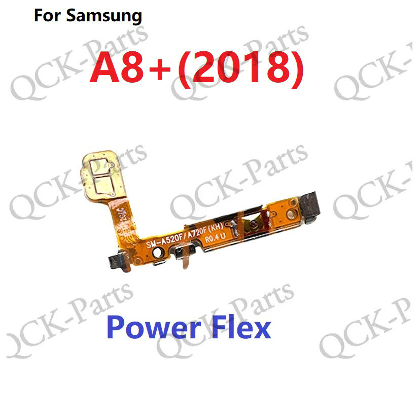 สําหรับ Samsung Galaxy A8 2018 A530 / A8+ Plus 2018 A730 ปุ่มเปิดปิดปุ่มสวิทช์ด้านข้าง Key Volume Up Down Flex สายโทรศัพท์มือถือ Part - รูปที่ 6