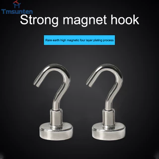 🛒ตะขอแม่เหล็ก 1 ชิ้น แม่เหล็กตะขอ Hook Magnet ตะขอแม่เหล็กทรงพลัง ตะขอเกี่ยว ตะขอแขวนของ แม่เหล็กแรงดึงดูดสูง Tmsunten