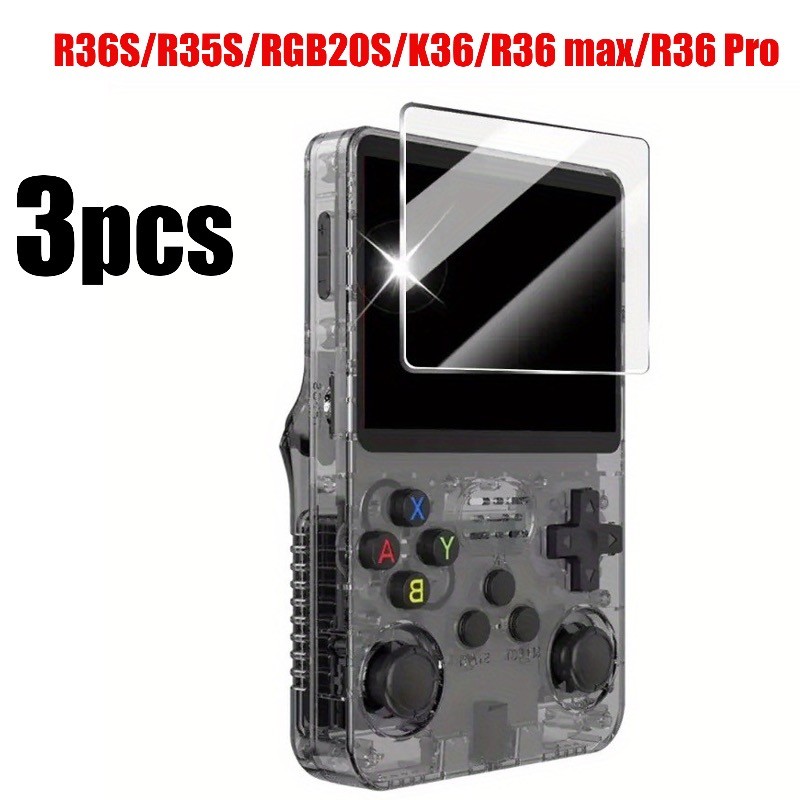 Anti-Scratch กระจกนิรภัยป้องกันหน้าจอฟิล์มสําหรับ R36S R35S RGB20S K36 R36 Pro