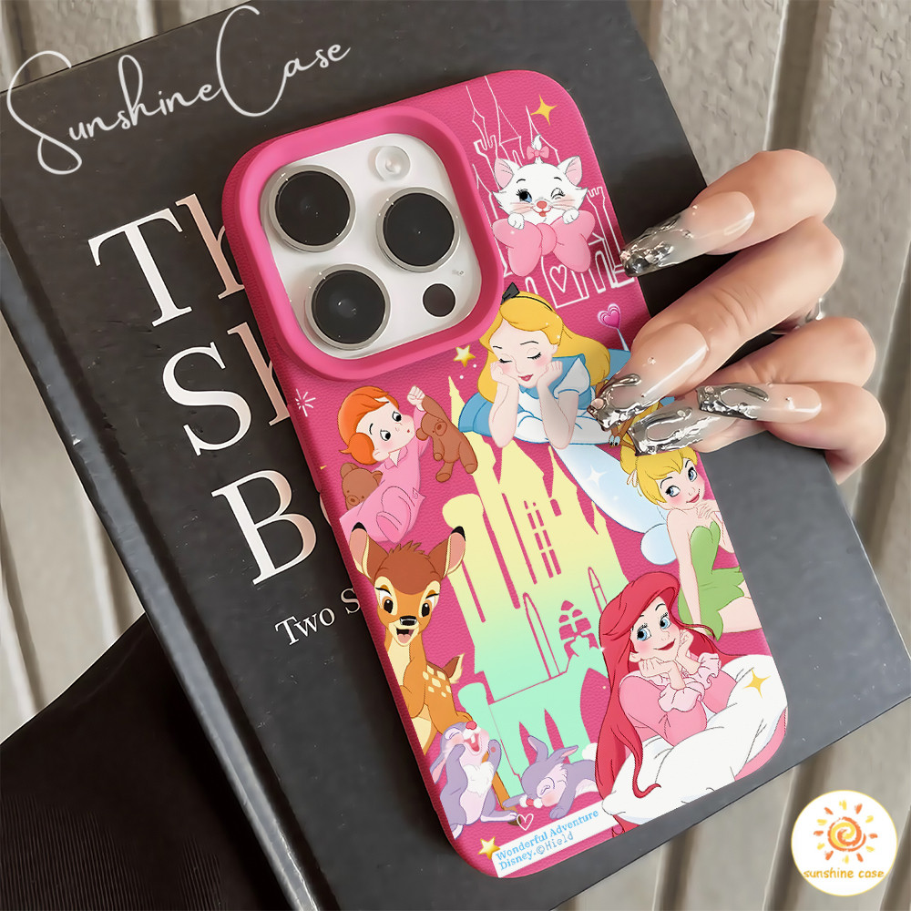 COD เคสไอโฟน12 การ์ตูนปราสาทเจ้าหญิง เคสลายลิ้นจี่ใช้กับIPhone11 12 13 14 15 16 Pro PROMAX 7/8PLUS X/XR/XSMAX กันกระแทก
