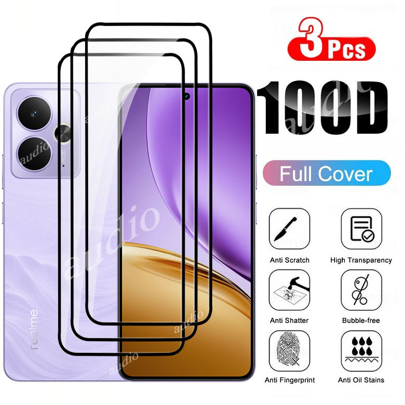 Realme 14t 5G 3PcsกระจกนิรภัยสําหรับRealme 14t 14 realme14t Realme14 T 5Gป้องกันหน้าจอกระจกป้องกันฟิ