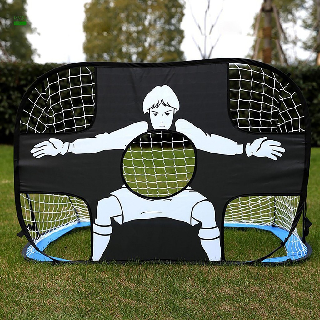 Pop Up Soccer Goal Net Mini Portable Folding Football Goal for Children Football Playing Training