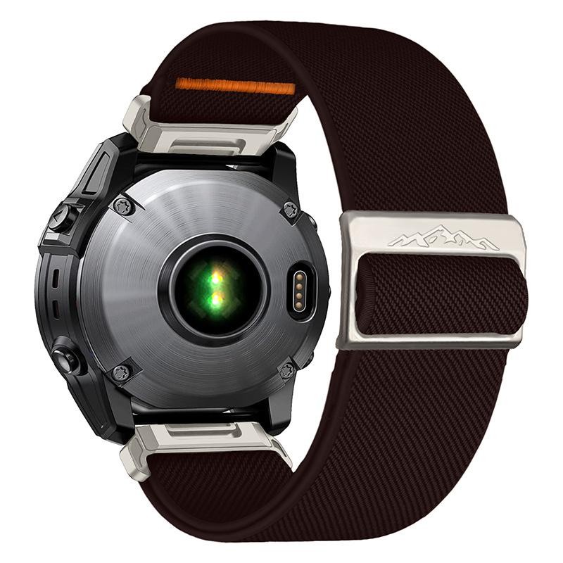 26/22 มม.สายรัดไนลอนยืดหยุ่นสําหรับ Garmin Fenix 8 E Tactix 8 Instest 3 MIP 5X 6X 6 7 7X Pro/Mk2 Mk2i G1/Enduro 2 3 สร้อยข้อมือกีฬาสายนาฬิกา