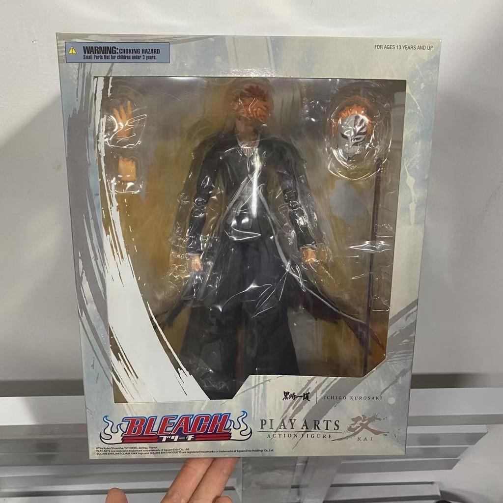 25 ซม. Play Arts Kai Bleach Kurosaki Ichigo Pvc Action Figure