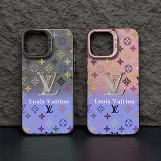 แนวโน้มการพิมพ์แบบไล่ระดับสีอ่อน เคส IPhone 17 15 11 16 13 14 12 Pro Max 7Plus X XS Max XR 15 7 8 14 16 Plus SE 2020