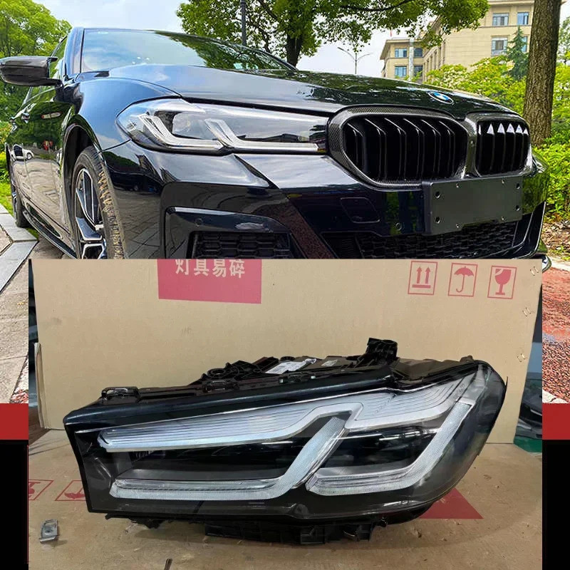 ไฟหน้าสำหรับ BMW 5 Series G30 G38 ชุดไฟหน้า ปี 2020 2021 2022